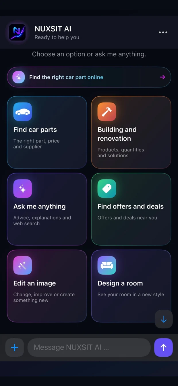 Nuxsit AI features